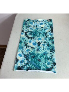 Skida Blue Floral Neck Warmer One Size